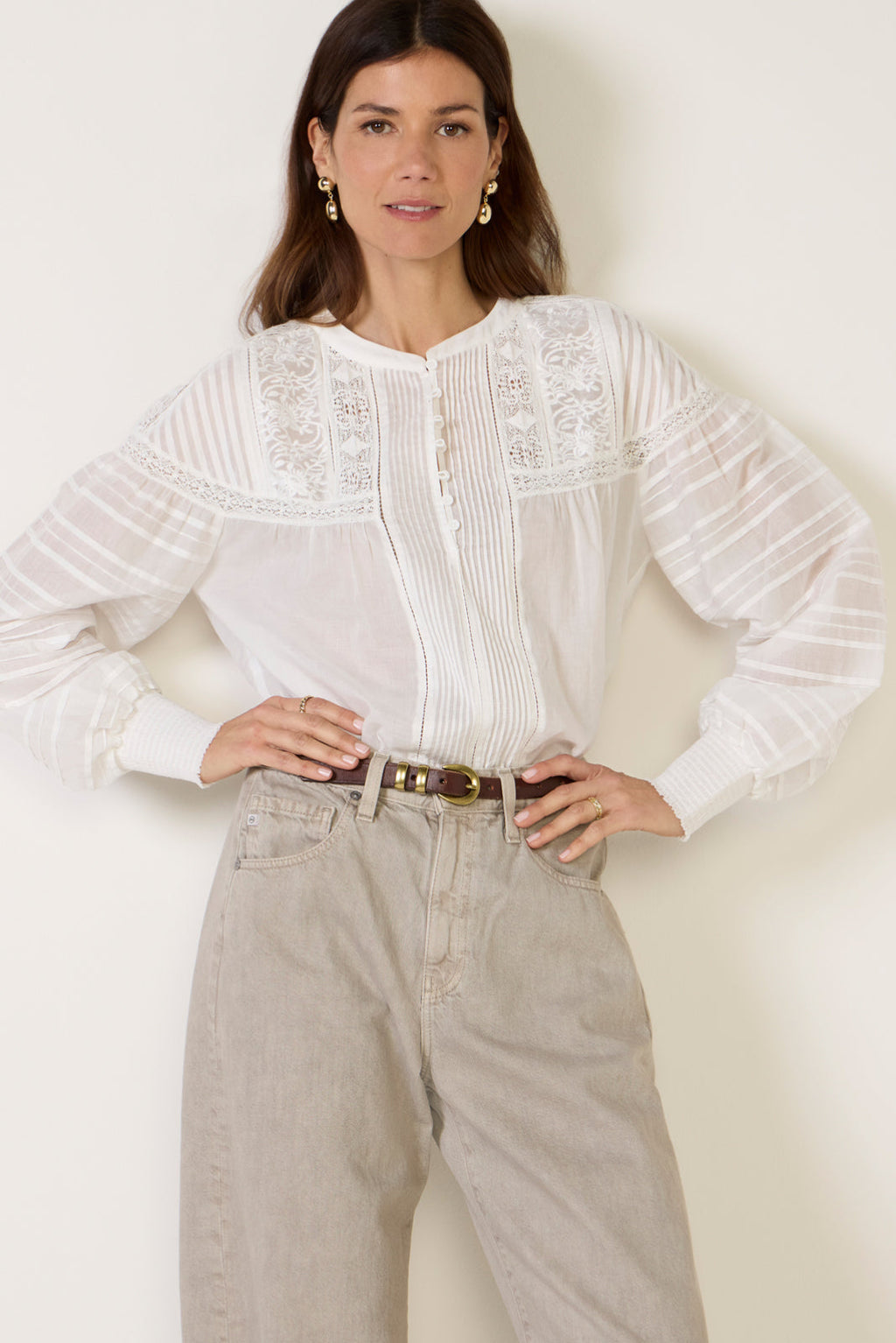 Women's Adore You Embroidered Blouse