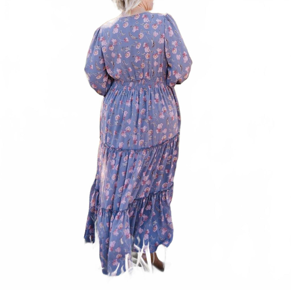 Jacey Maxi Dress In Gray