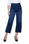 Denim Woven Pant In Indigo