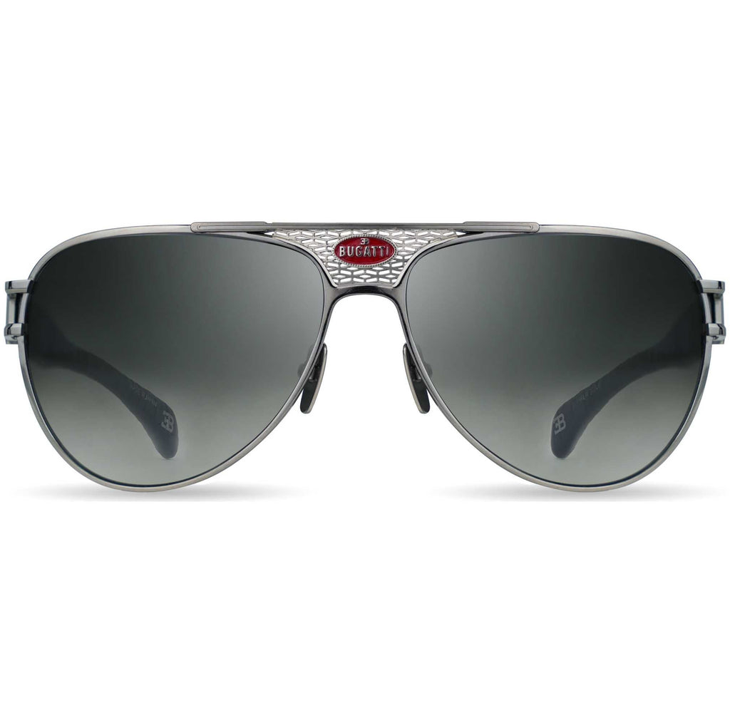 Bugatti Men's 42 mm Black Sunglasses