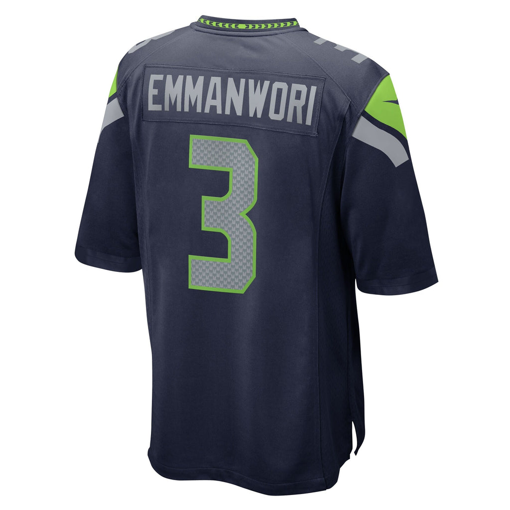 Seattle Seahawks Nick Emmanwori College Navy Team Game Jersey