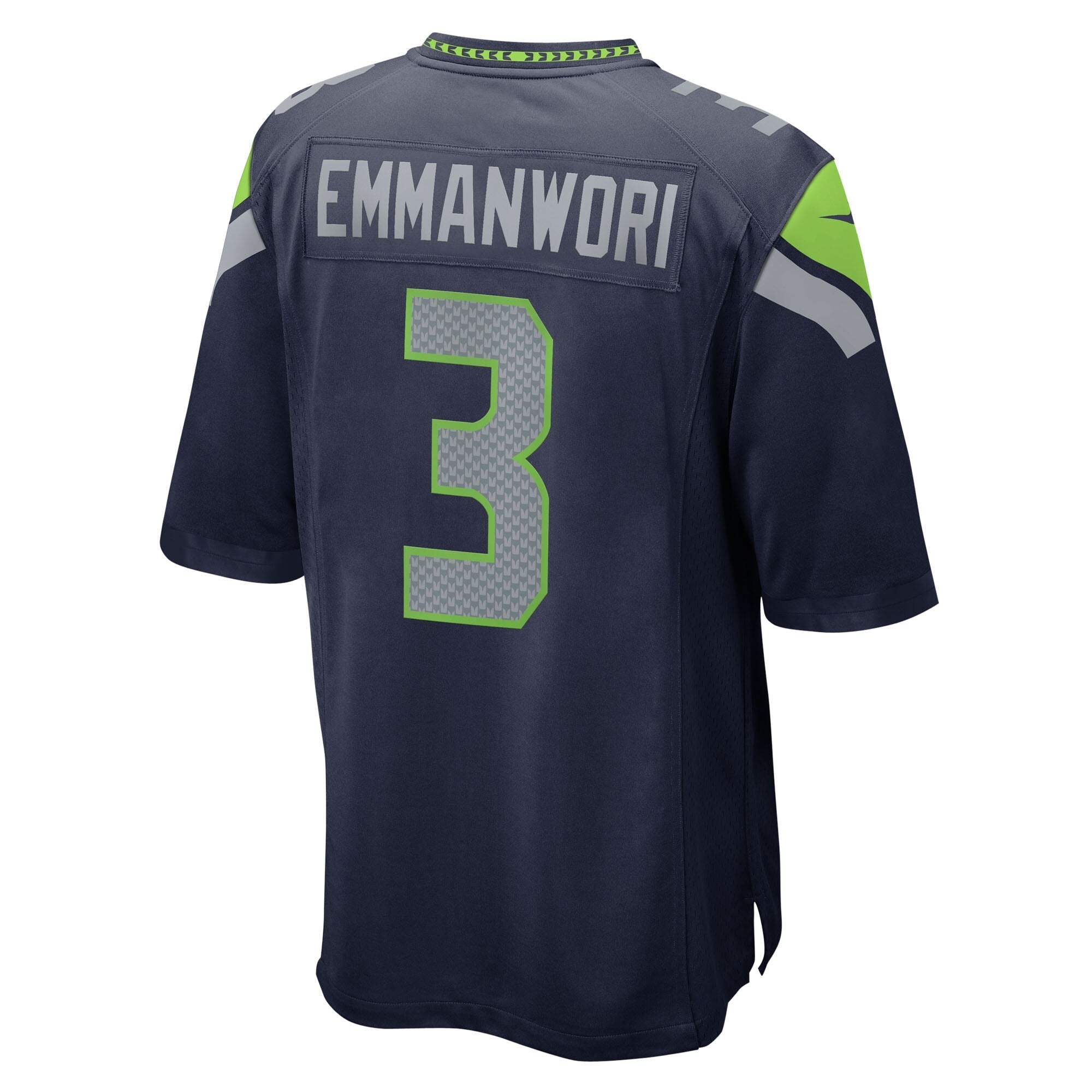 Seattle Seahawks Nick Emmanwori College Navy Team Game Jersey
