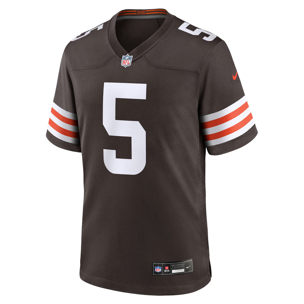 Cleveland Browns Rayshawn Jenkins Brown Team Game Jersey