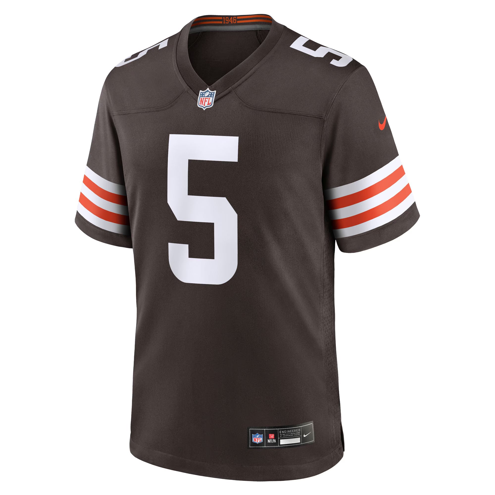 Cleveland Browns Rayshawn Jenkins Brown Team Game Jersey