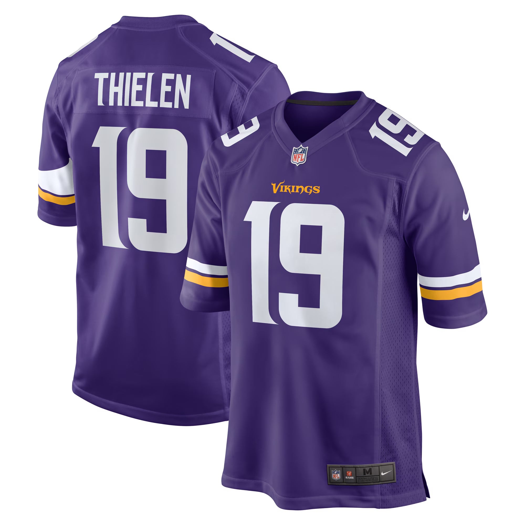 Minnesota Vikings Adam Thielen Purple Game Jersey