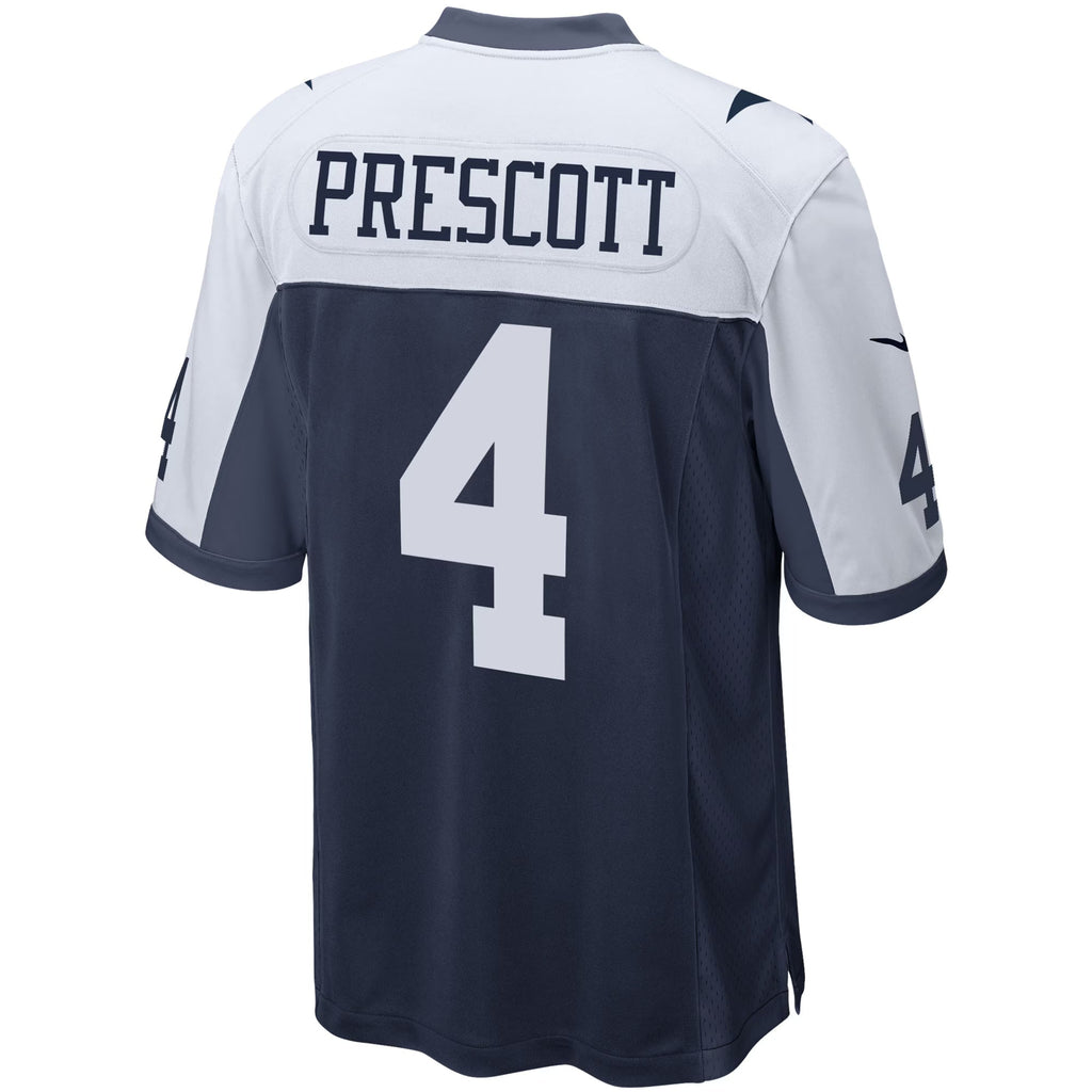Dallas Cowboys Dak Prescott Navy Alternate Game Team Jersey