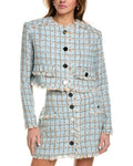 TOCCIN Lainey Cropped Tweed Jacket