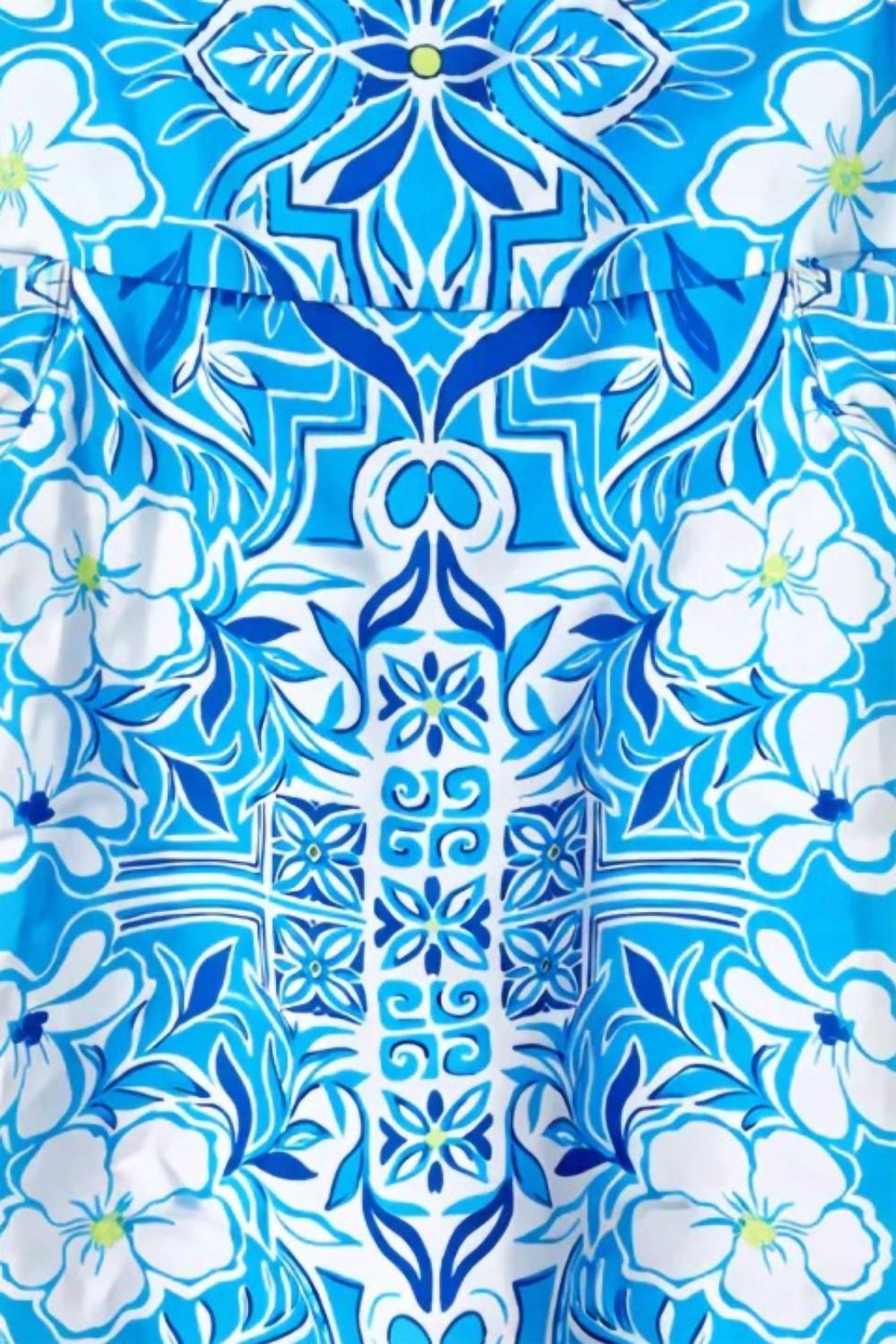 Women's Giselle Skort In White & Blue