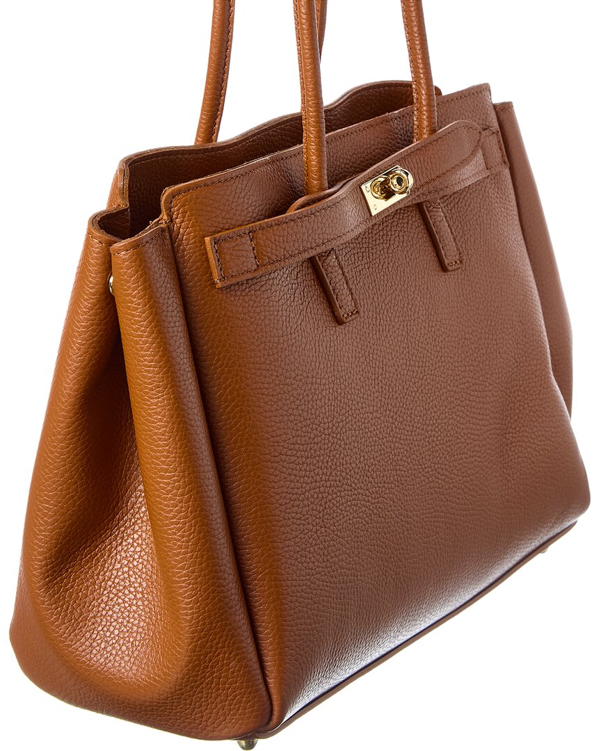 Isabella Rossetti Arden Leather Handbag