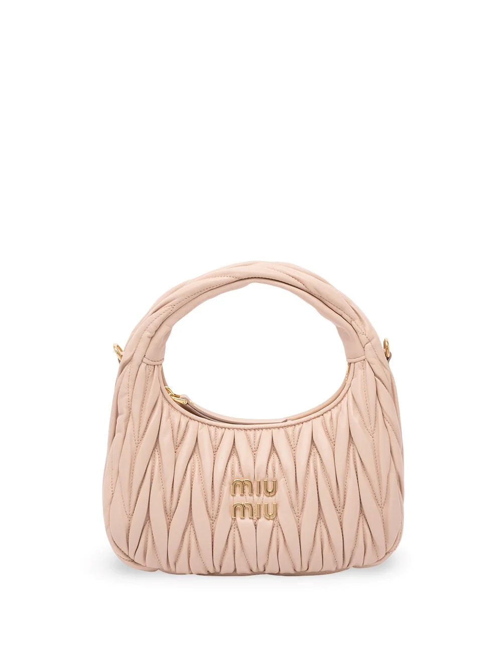 Miu Miu Women `Wander` Matelassé Leather Hobo Bag