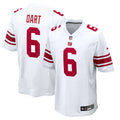 New York Giants Jaxson Dart White Game Jersey