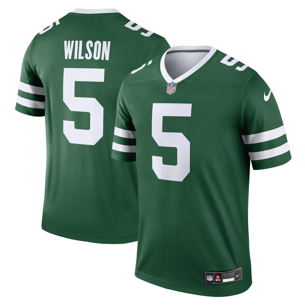 New York Jets Garrett Wilson Green Legend Player Performance Top