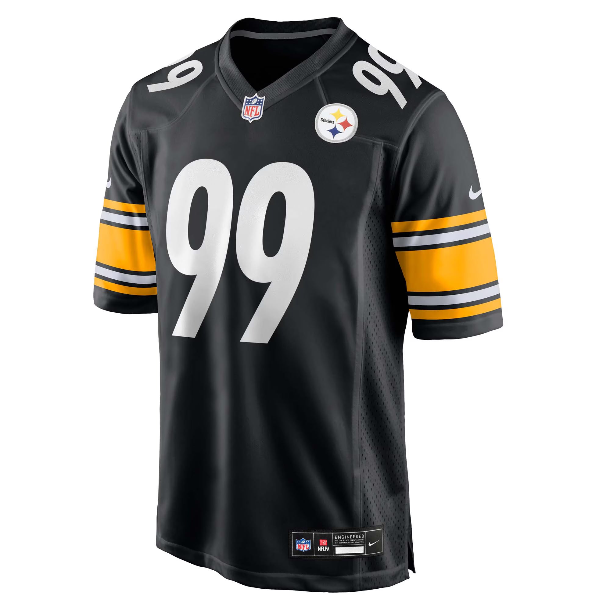Pittsburgh Steelers Derrick Harmon Black 2025 NFL Draft First Round Pick Game Jersey