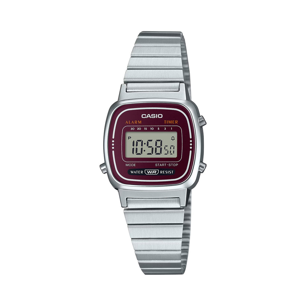 Casio Women's Vintage Digital Stainless Steel Watch - LA-670WA-4D