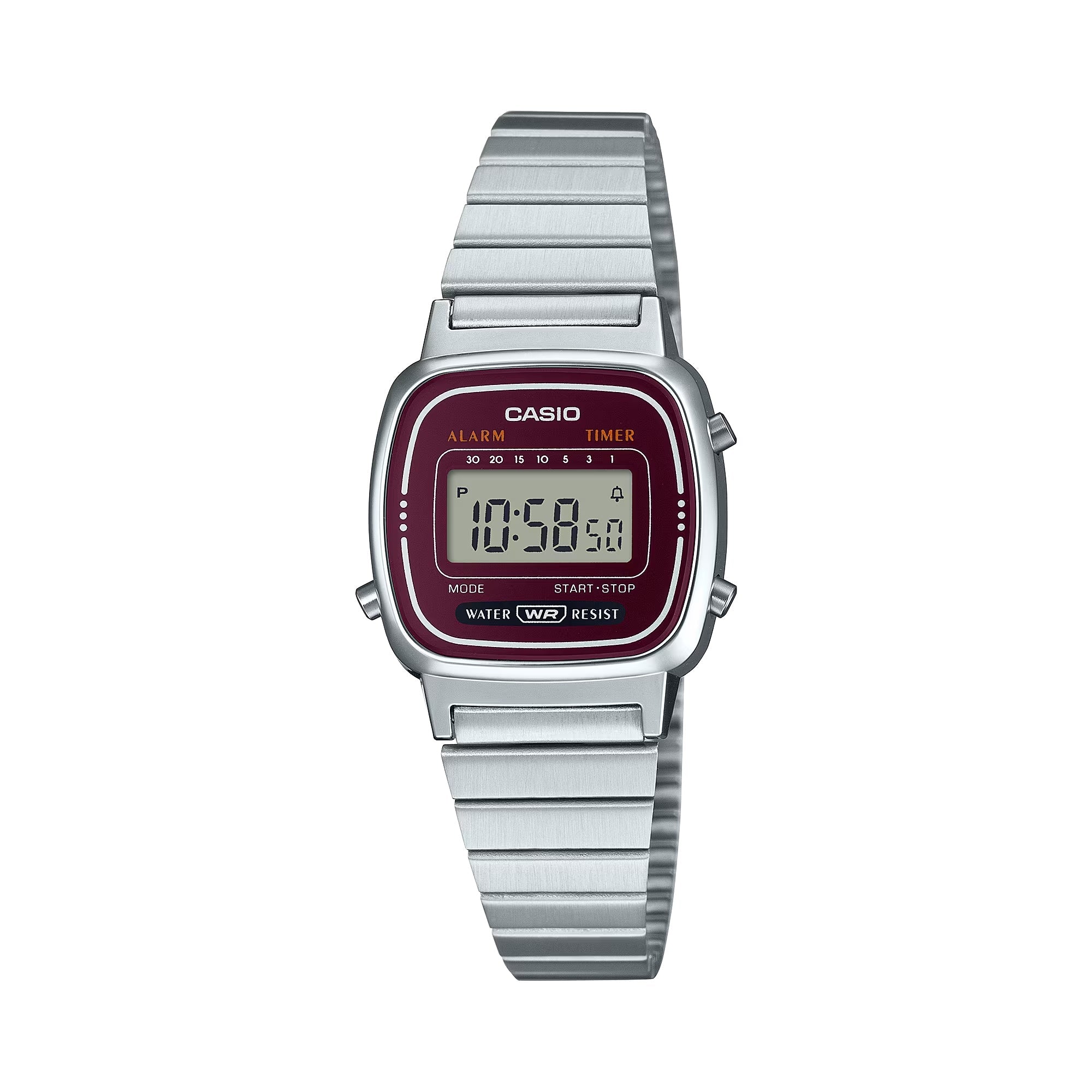 Casio Women's Vintage Digital Stainless Steel Watch - LA-670WA-4D