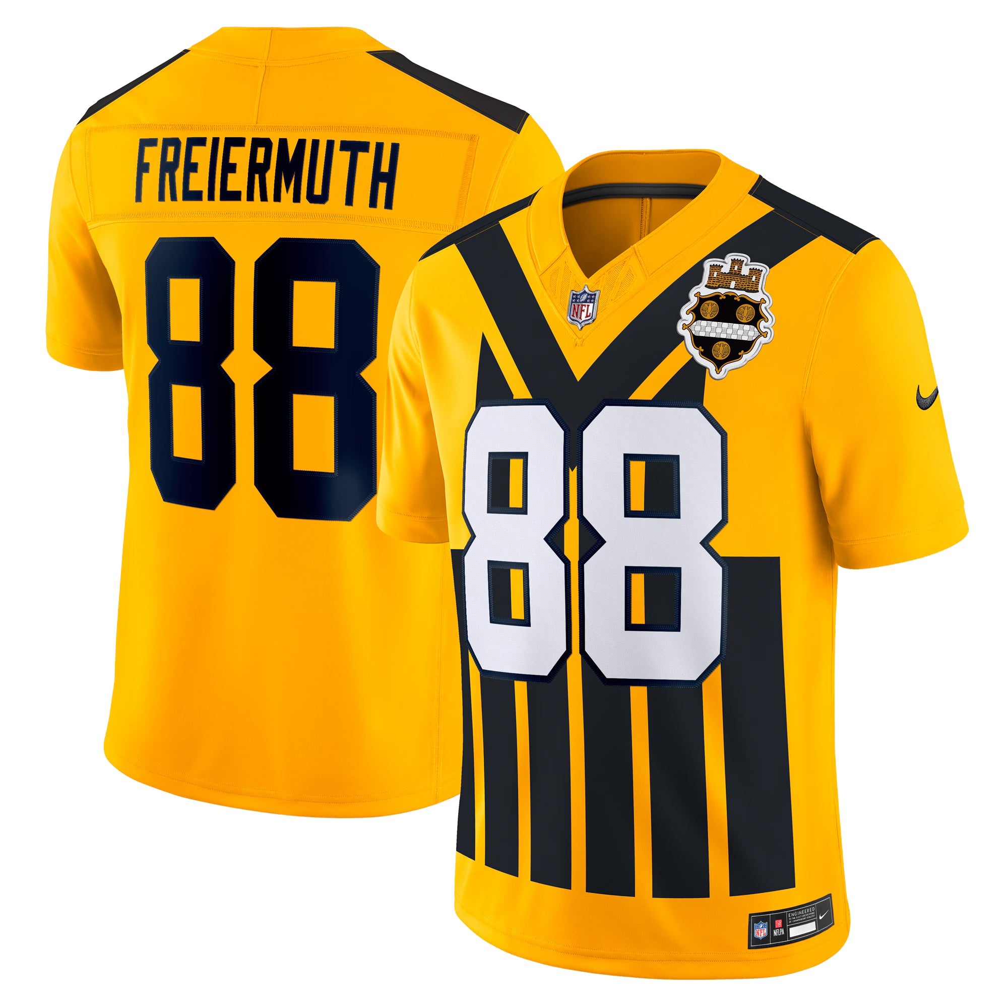 Pittsburgh Steelers Pat Freiermuth Gold Alternate Vapor F.U.S.E. Limited Jersey
