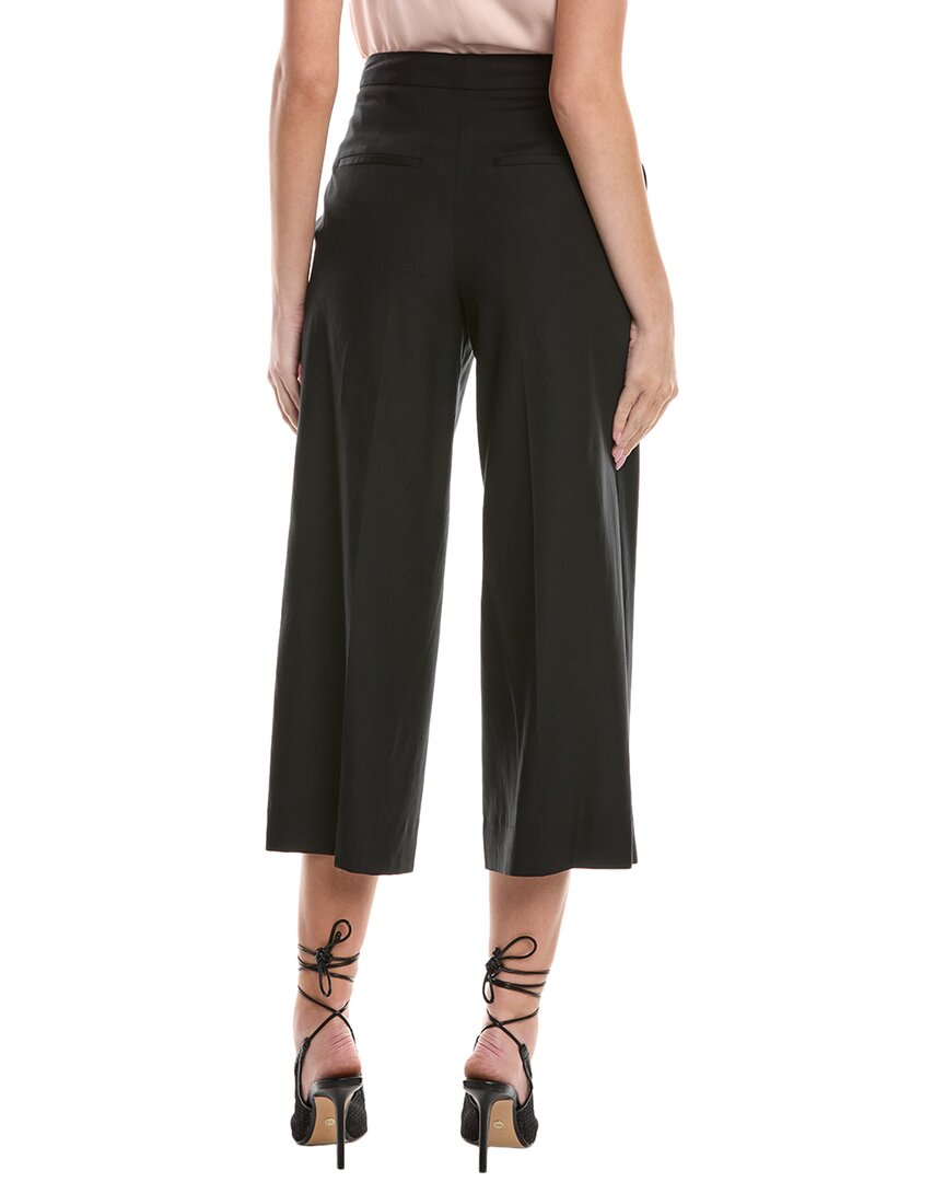 Vince Crop Wide Leg Linen-Blend Pant
