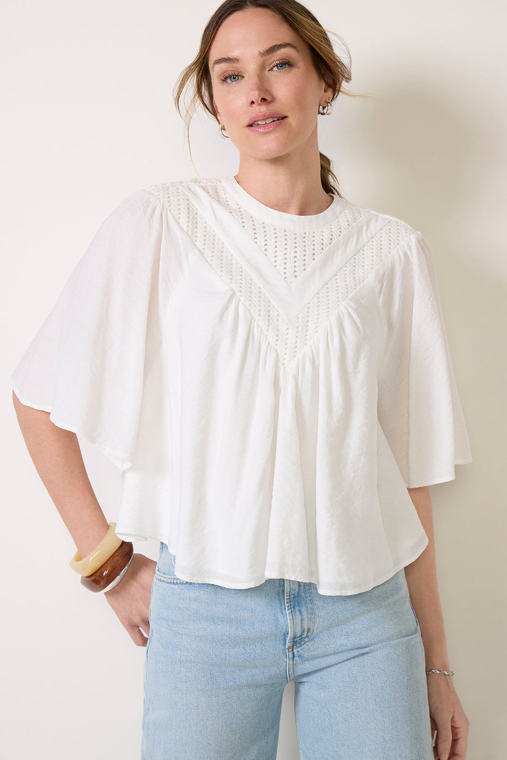 Women's Ashlynn Cutwork Blouse