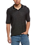 Raffi Silk-Blend Johnny Collar Shirt