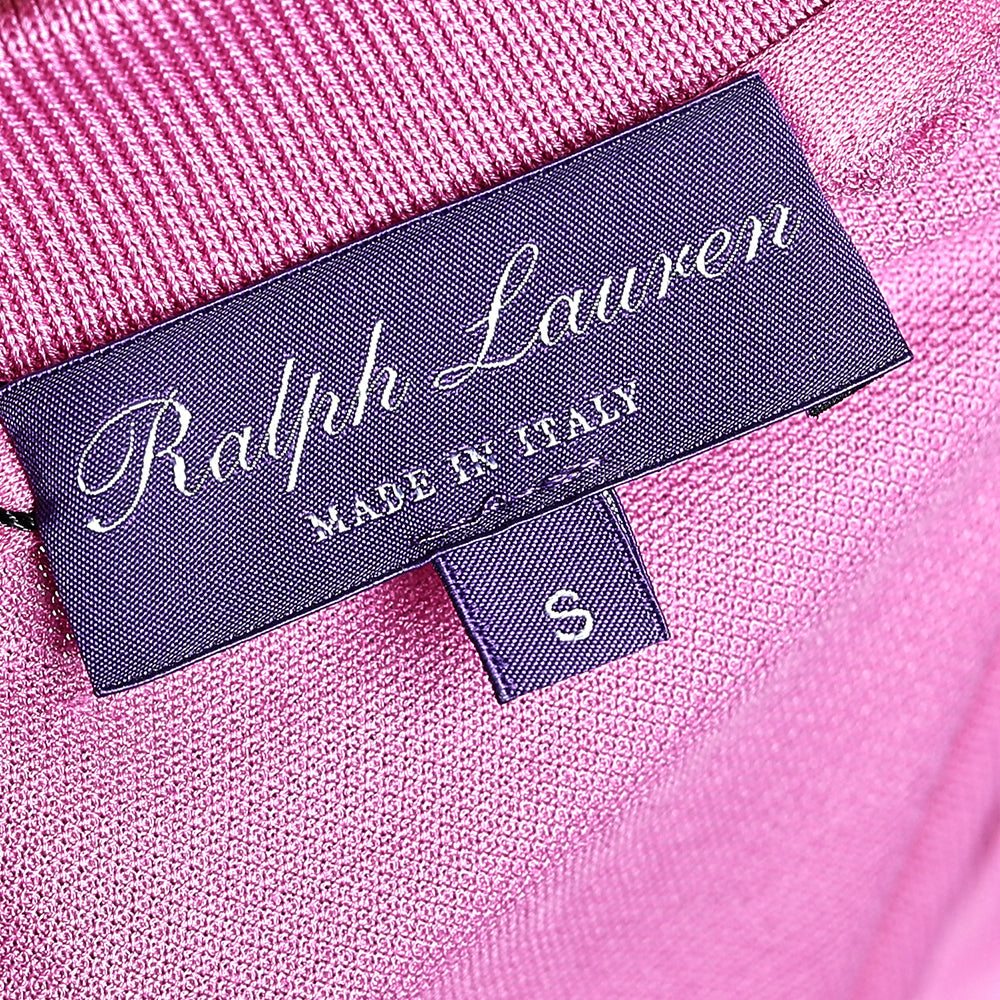 Ralph Lauren Pink Cotton Pique Short Sleeve Polo T-Shirt