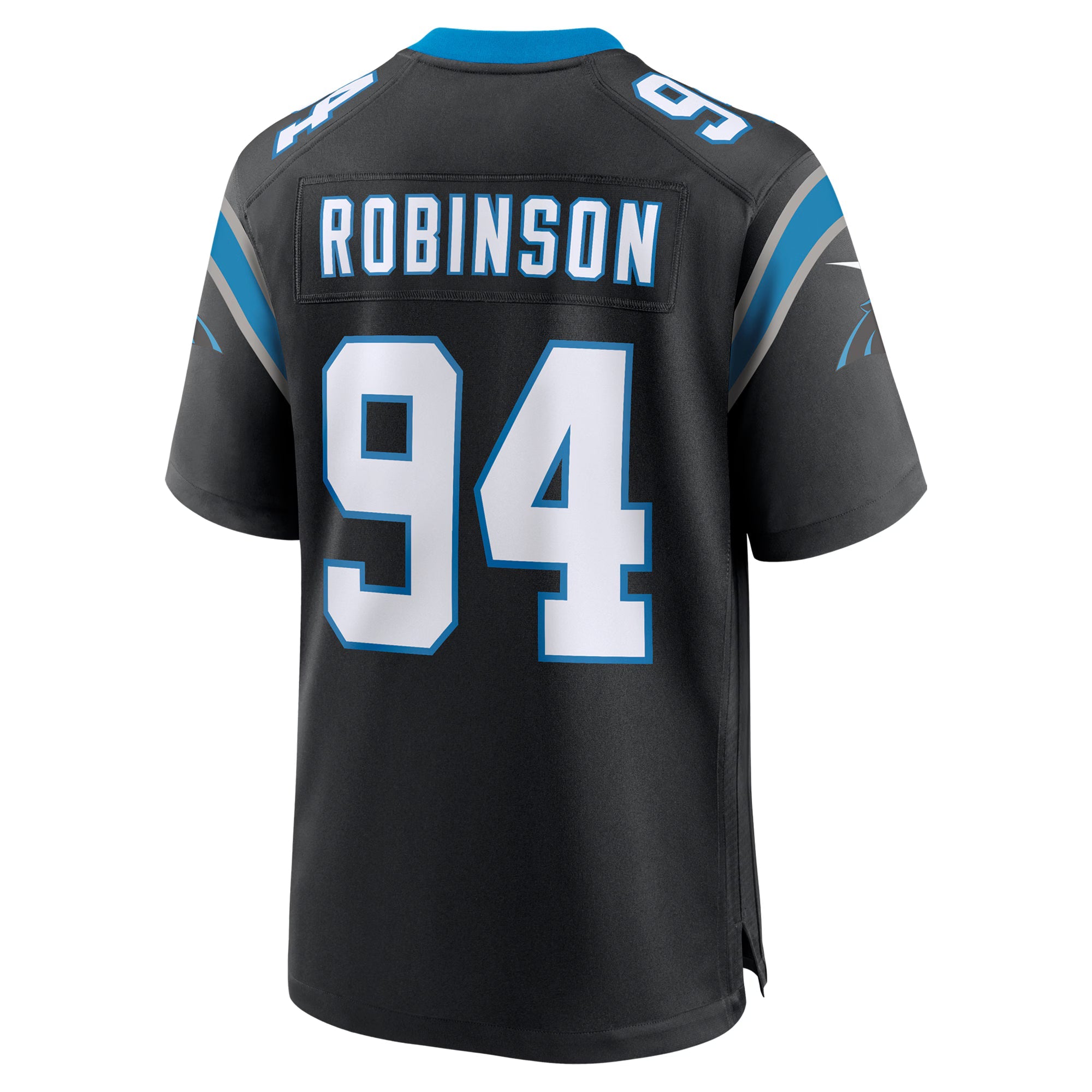Carolina Panthers A'Shawn Robinson Black Game Jersey