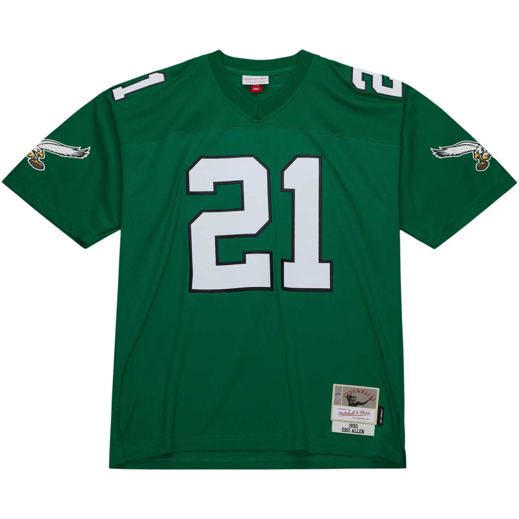 Philadelphia Eagles Eric Allen Mitchell & Ness Kelly Green Legacy Replica Jersey