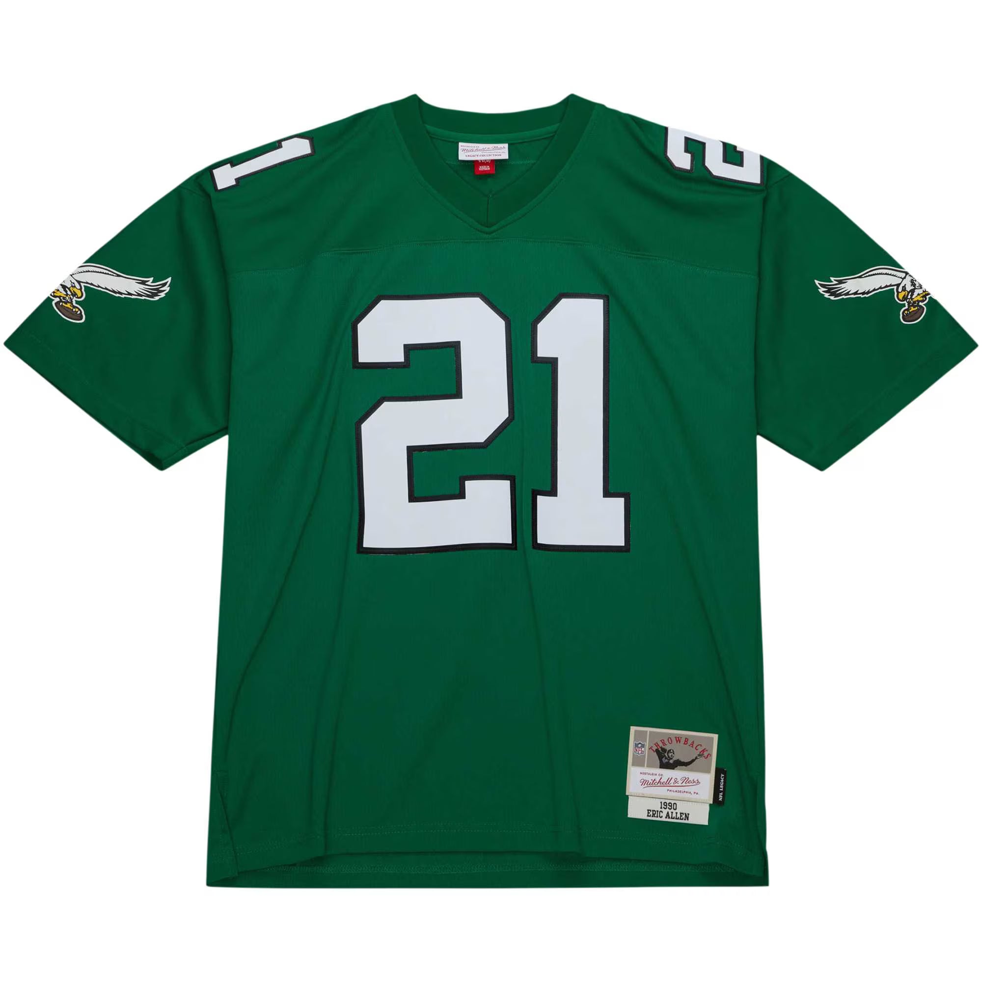 Philadelphia Eagles Eric Allen Mitchell & Ness Kelly Green Legacy Replica Jersey
