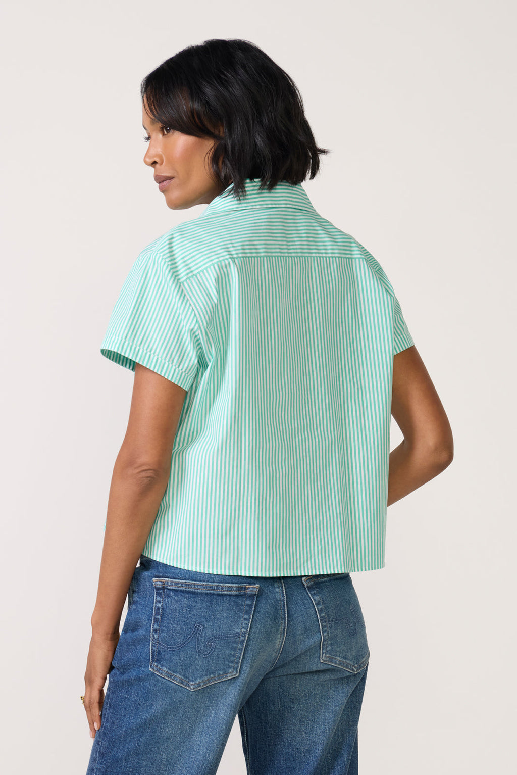 Women's Short Sleeve Boxy Shirt