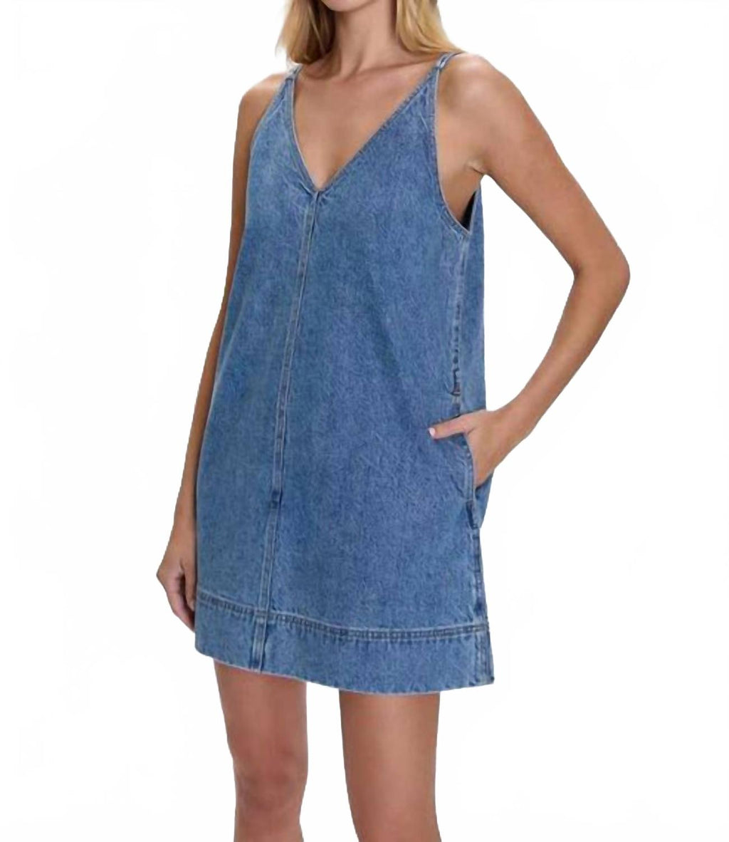 Tavi Mini Dress In Palms
