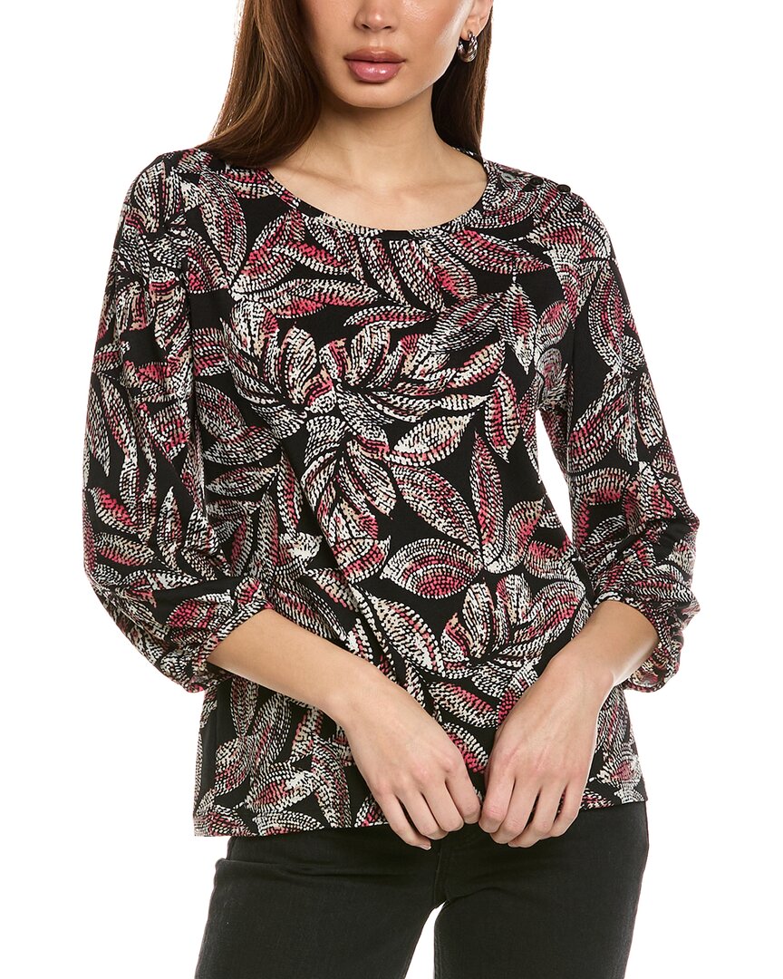 Jones New York Puff Cuff Top