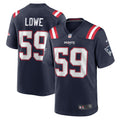 New England Patriots Vederian Lowe Navy Team Game Jersey