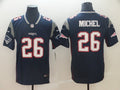Men's New England Patriots Sony Michel #26 Navy Game Jersey1