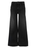 Women's Meg High Rise Fab Ab Wide Leg Jeans In Glittering