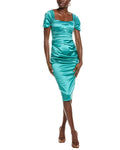 Chiara Boni La Petite Robe Yudali Satin Midi Dress