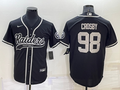 Men's Las Vegas Raiders Maxx Crosby #98 Black Game Jersey1 Joint Edition