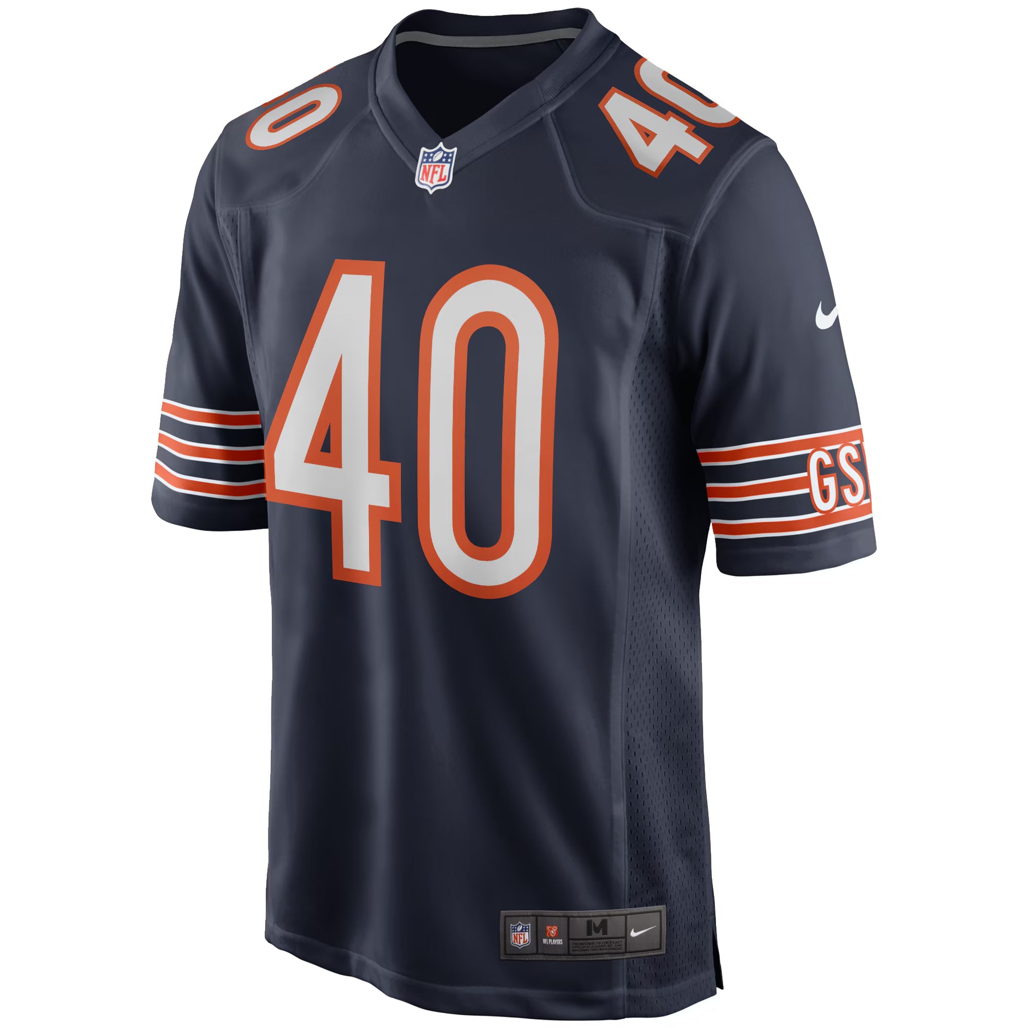 Chicago Bears Gale Sayers Navy Game Retired Player Jersey
