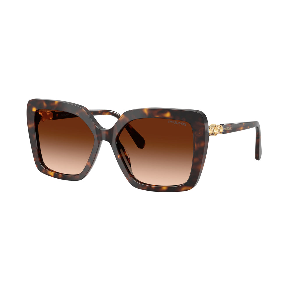 0Sk6049 Oversized Square Sunglasses with Tortoiseshell Pattern