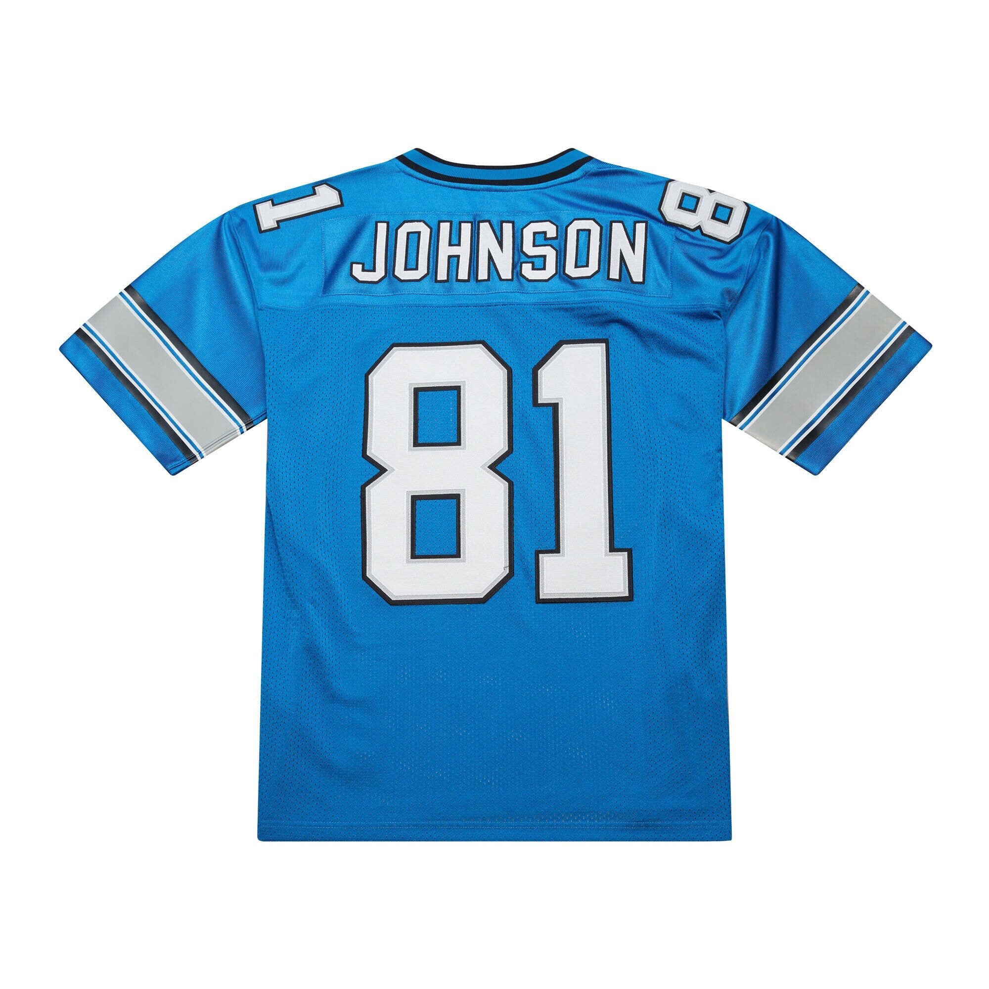 Detroit Lions Calvin Johnson Mitchell & Ness Blue 2007 Authentic Throwback Retired Player Jersey