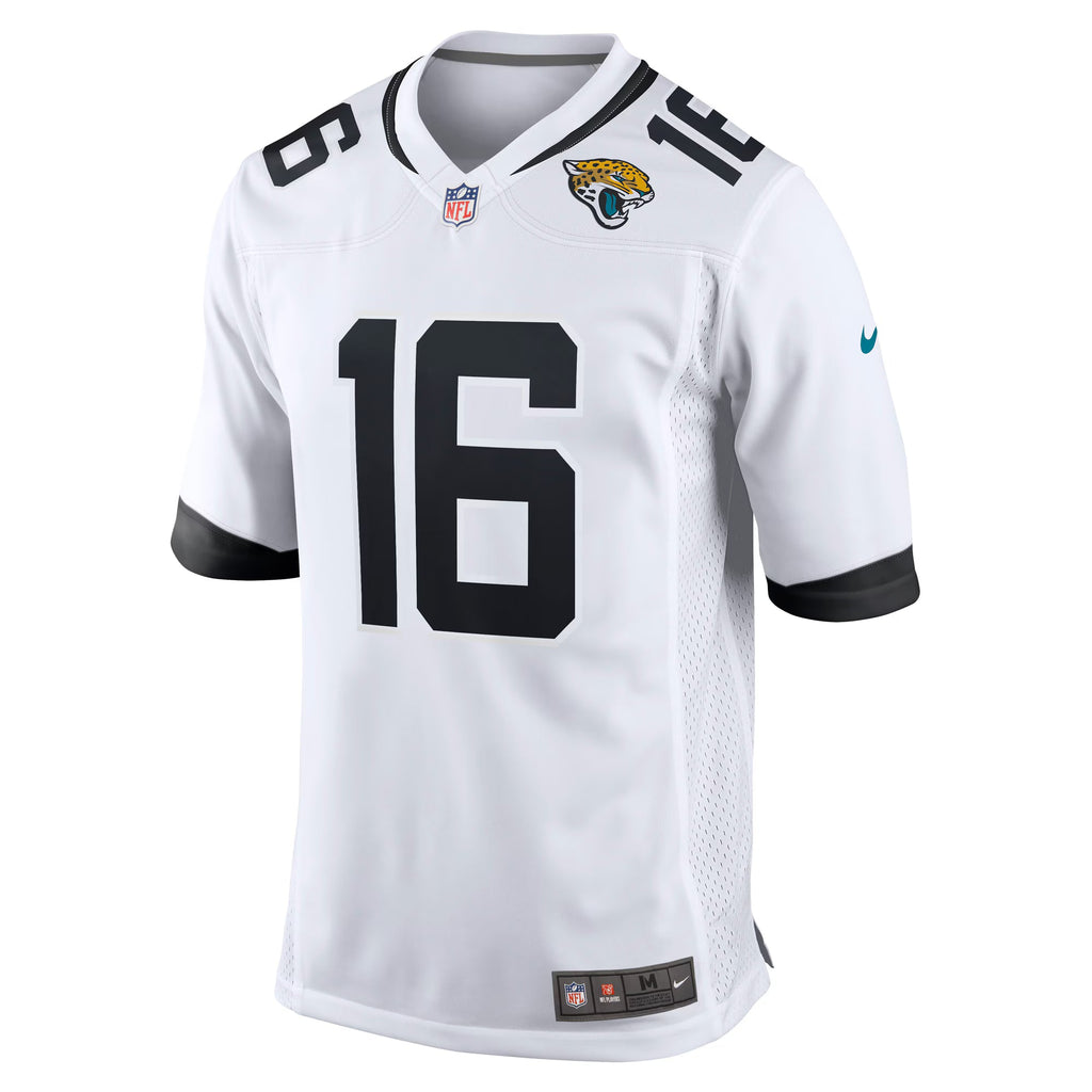Jacksonville Jaguars Trevor Lawrence White Game Jersey