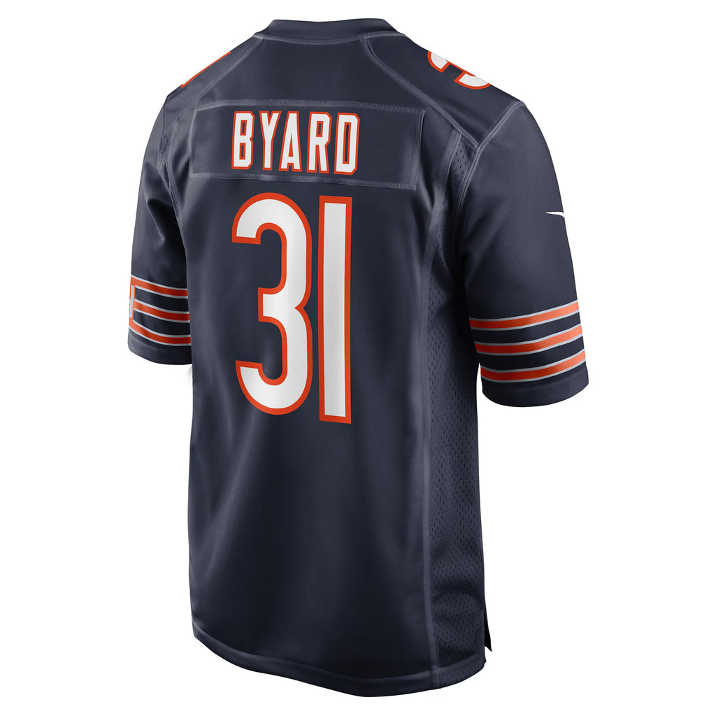 Chicago Bears Kevin Byard Navy Team Game Jersey