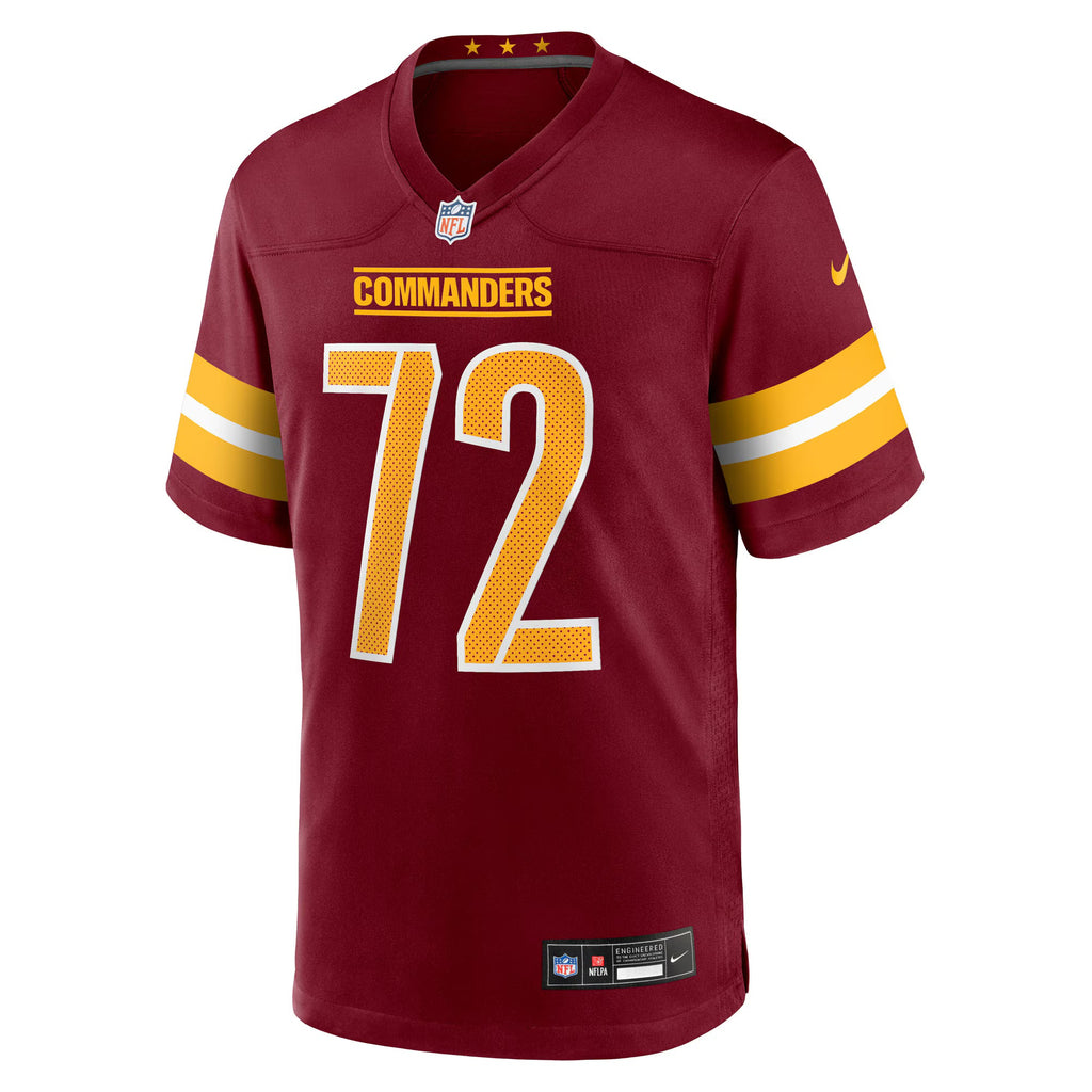Washington Commanders Josh Conerly Jr. Burgundy 2025 NFL Draft First Round Pick Game Jersey