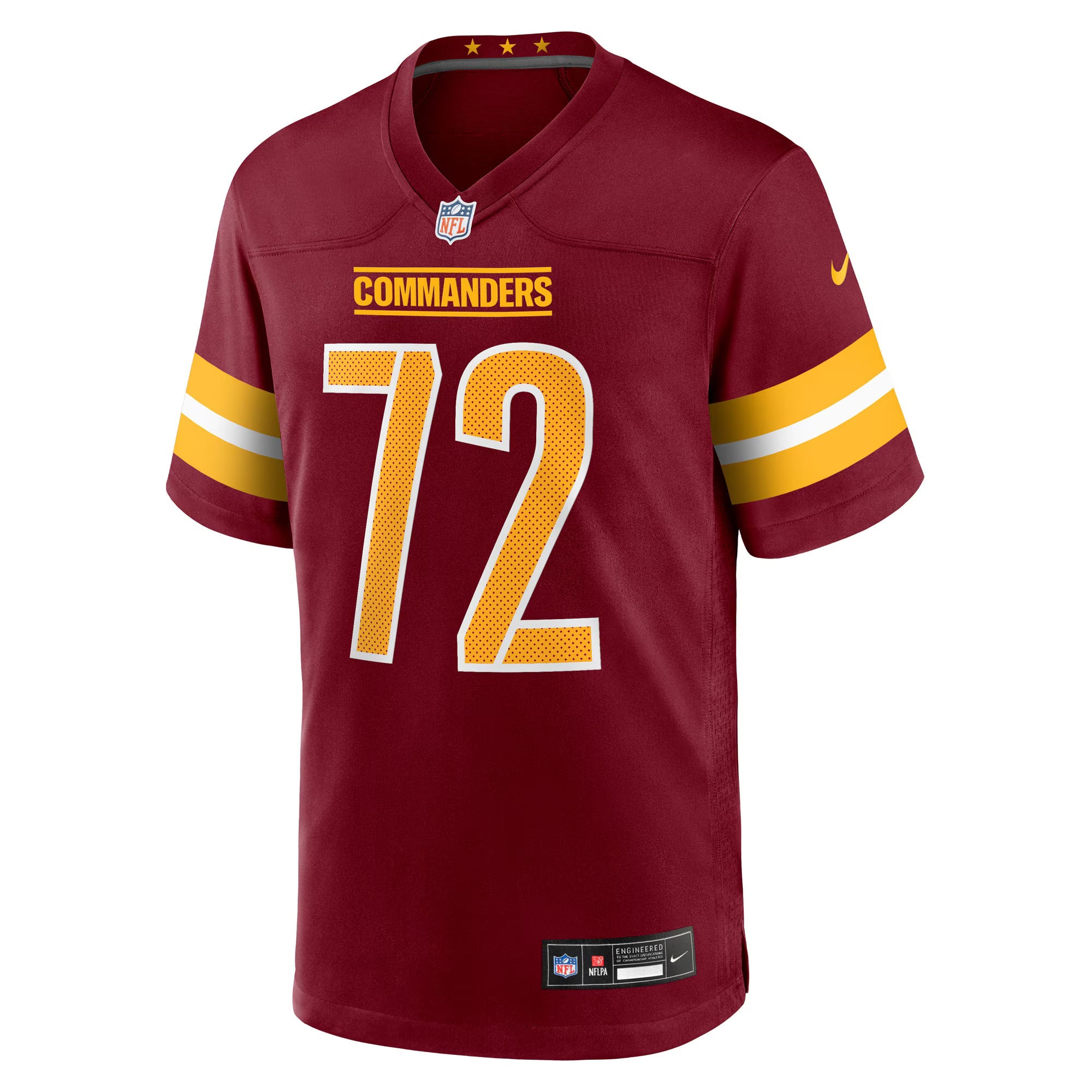 Washington Commanders Josh Conerly Jr. Burgundy 2025 NFL Draft First Round Pick Game Jersey