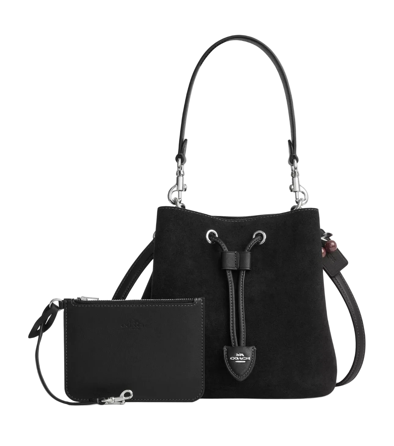 NWT Coach Rowan Bucket Bag With Cherry Charm