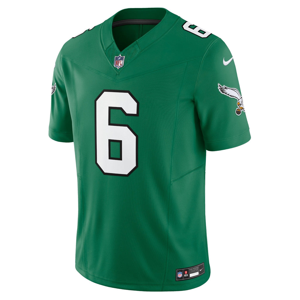 Philadelphia Eagles DeVonta Smith Kelly Green Vapor F.U.S.E. Limited Jersey