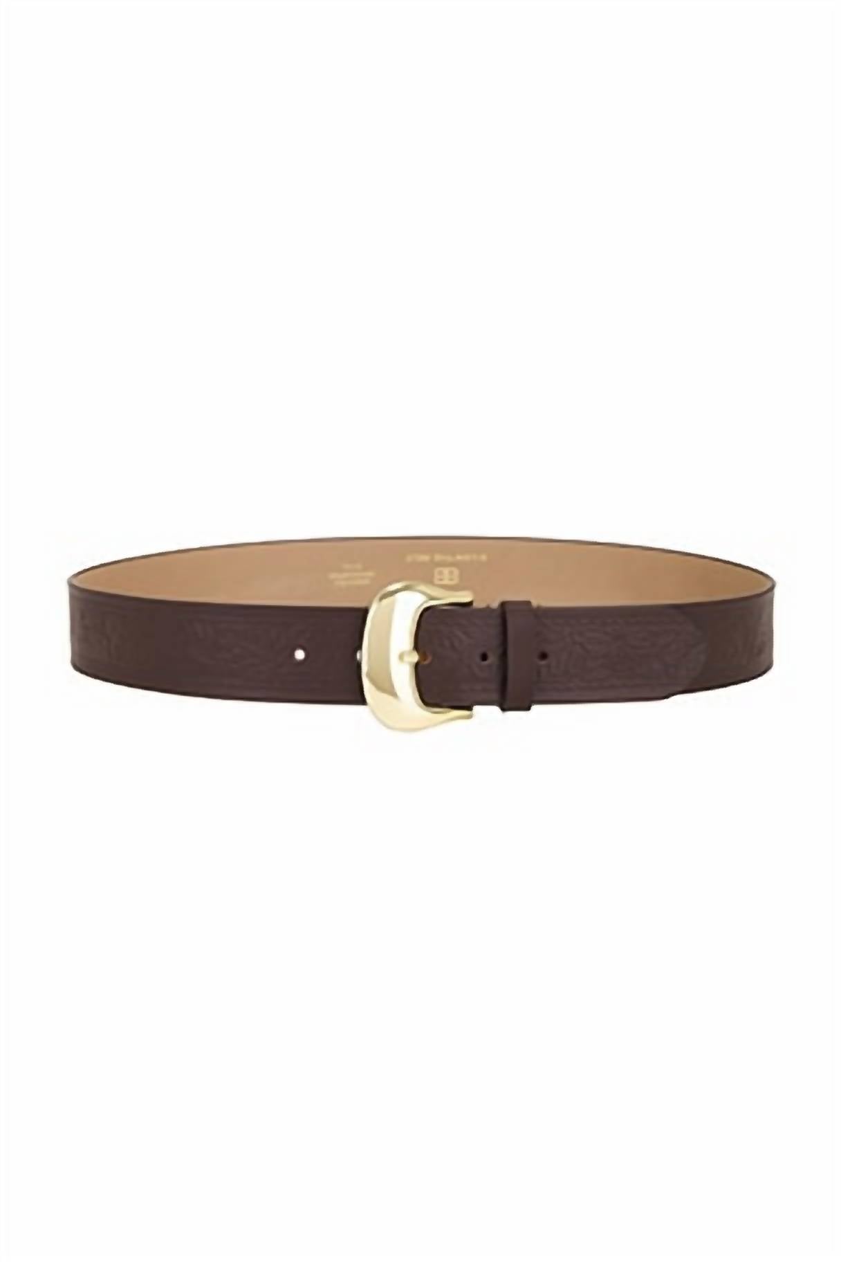 Women's Talia Mid Belt In Chocolate