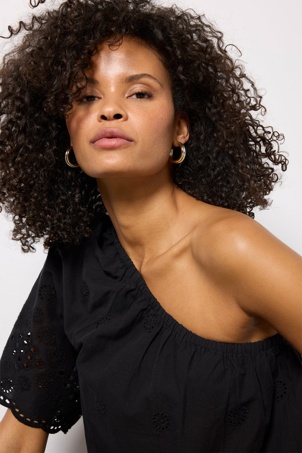 Women's Nash Eyelet One Shoulder Top