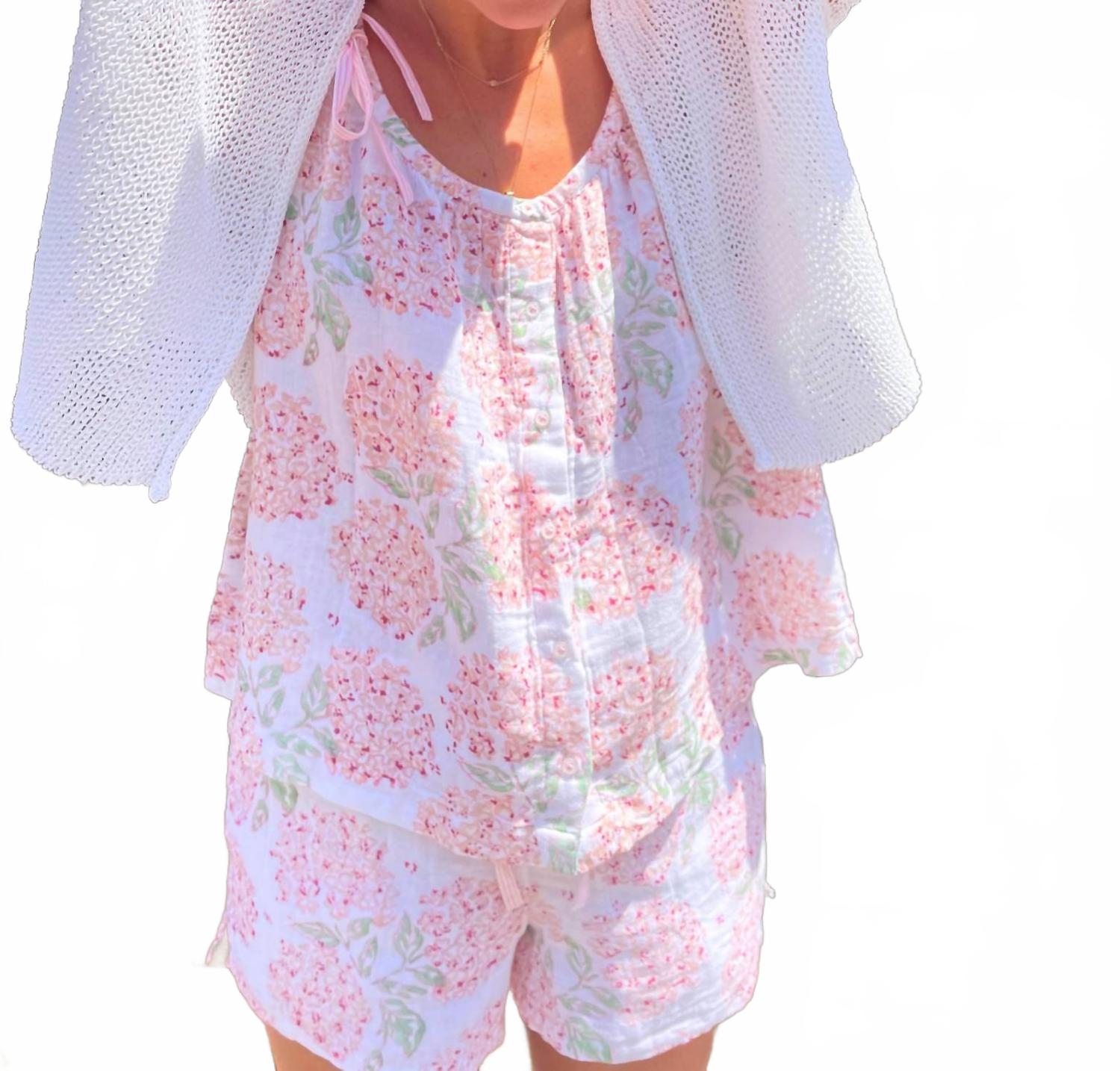 Gummy Organic Cotton Blend Rib Knit Cardigan In White