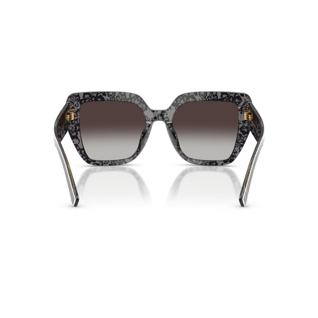 Oversized Square Frame Sunglasses With Gradient Lenses