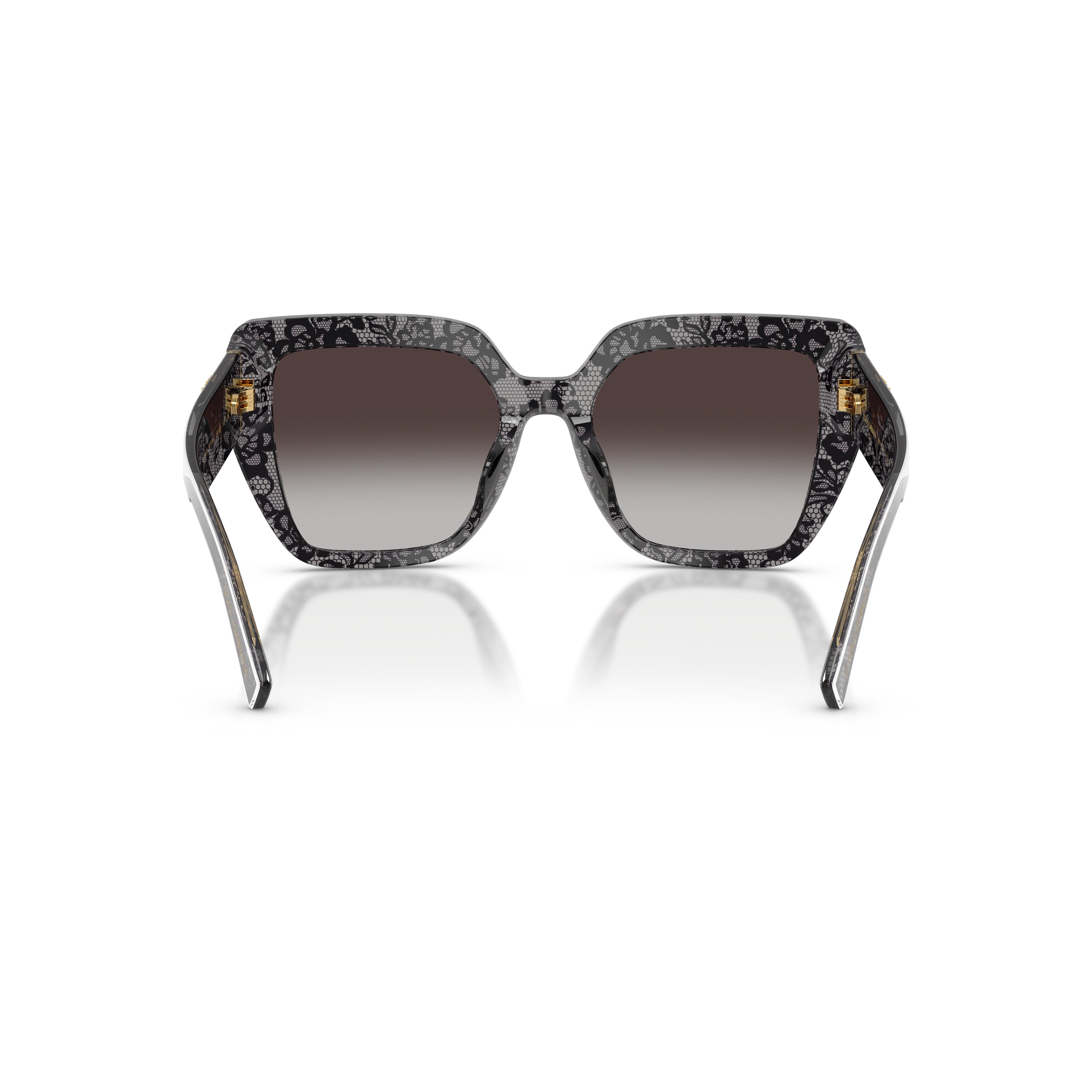 Oversized Square Frame Sunglasses With Gradient Lenses