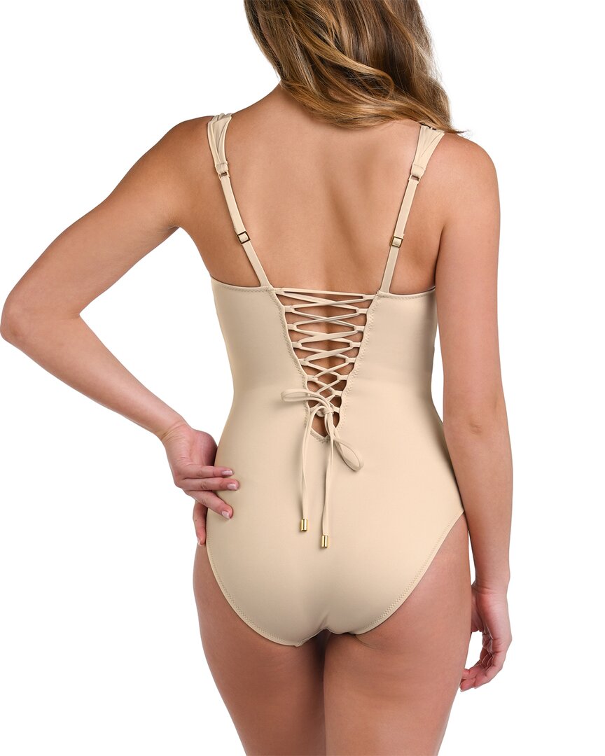 La Blanca Luxe Square Neck One-Piece